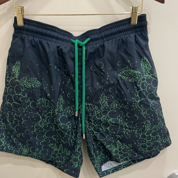 Vilebrequin Mahina Bubble-Turtle Print Swim Trunks - Size Large - Picture 4 of 7